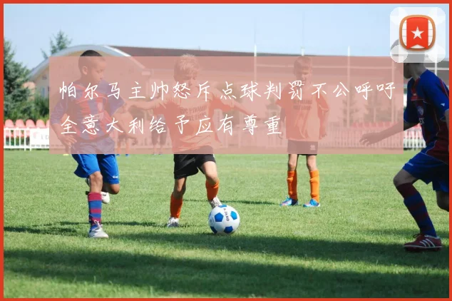 帕尔马主帅怒斥点球判罚不公呼吁全意大利给予应有尊重